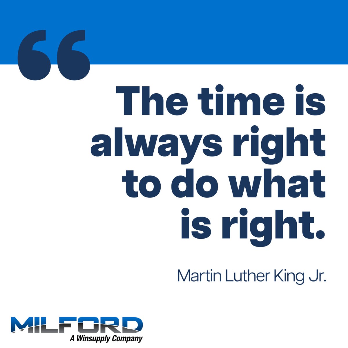 Milford_Comp's tweet photo. On this #MLKDay, we honor the legacy of Martin Luther King Jr. by embracing the values he stood for—service, dignity, respect, and unity. Let’s carry his vision forward, not just today, but every day. https://t.co/m5ZZfNK55l