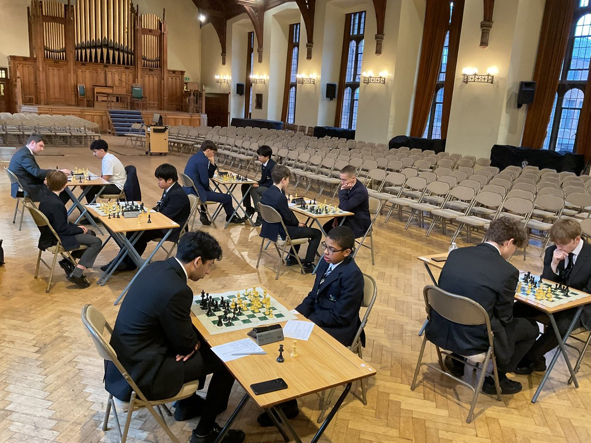 The first of three regional knockout rounds of the <a href="/ECFSchools/">ECF Schools Chess</a> English Schools Chess Championship. <a href="/BSBDChess/">Senior Boys Chess at Bolton School</a> B team versus <a href="/LRGSLancaster/">LRGS</a>.
<a href="/BoltonSch/">Bolton School</a>