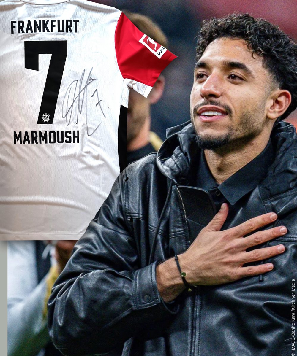 Zu seinem Wechsel zu <a href="/ManCity/">Manchester City</a>: Omar Marmoush versteigert sein letztes <a href="/Eintracht/">Eintracht Frankfurt</a> Frankfurt-Trikot! Jetzt mitbieten und damit die "Kinderhilfe Organtransplantation" 'KIO. unitedcharity.de/Auktionen/KiO-…

#SGE <a href="/SGE4EVERde/">SGE4EVER.de</a> <a href="/eintracht_stats/">Eintracht Stats</a> <a href="/CMoffiziell/">Christopher Michel</a> <a href="/eintr8podcast/">Eintracht-Podcast</a> <a href="/inside_ffm/">Inside Eintracht FFM</a> @sge_egy