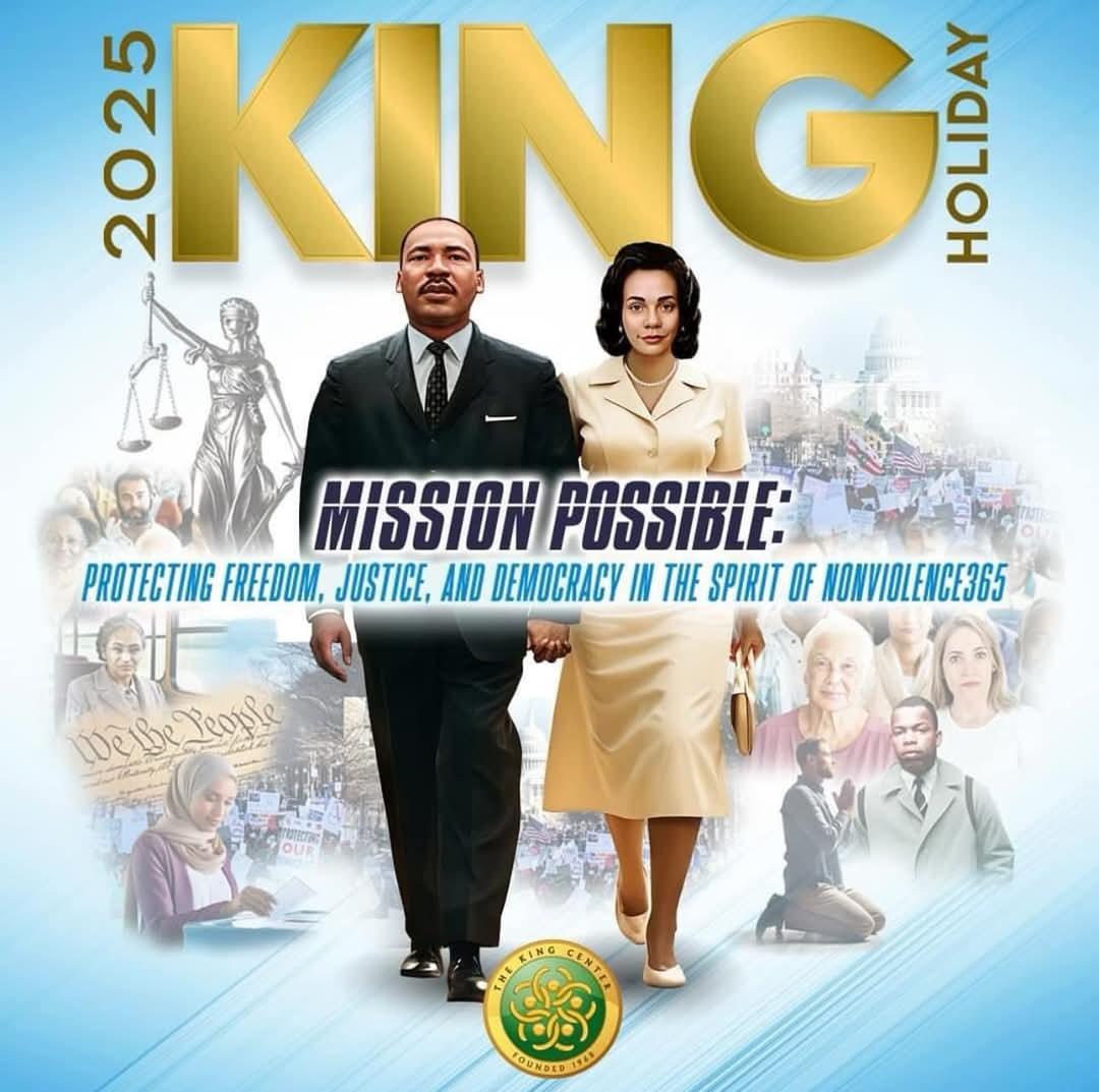 On Martin Luther King Jr. Day, we pause to remember the great leader who dedicated his life to fighting injustice and also his courageous &amp; gracious wife Coretta
