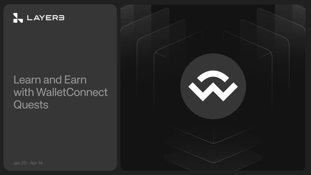 Attention WalletConnectoooors! 🌐 

Introducing the first-ever community initiative: WalletConnect Quests!   

Complete quests to earn your share of a 250K WCT prize pool, with new challenges dropping every week.  

Start your journey with this intro to WalletConnect ⤵️
