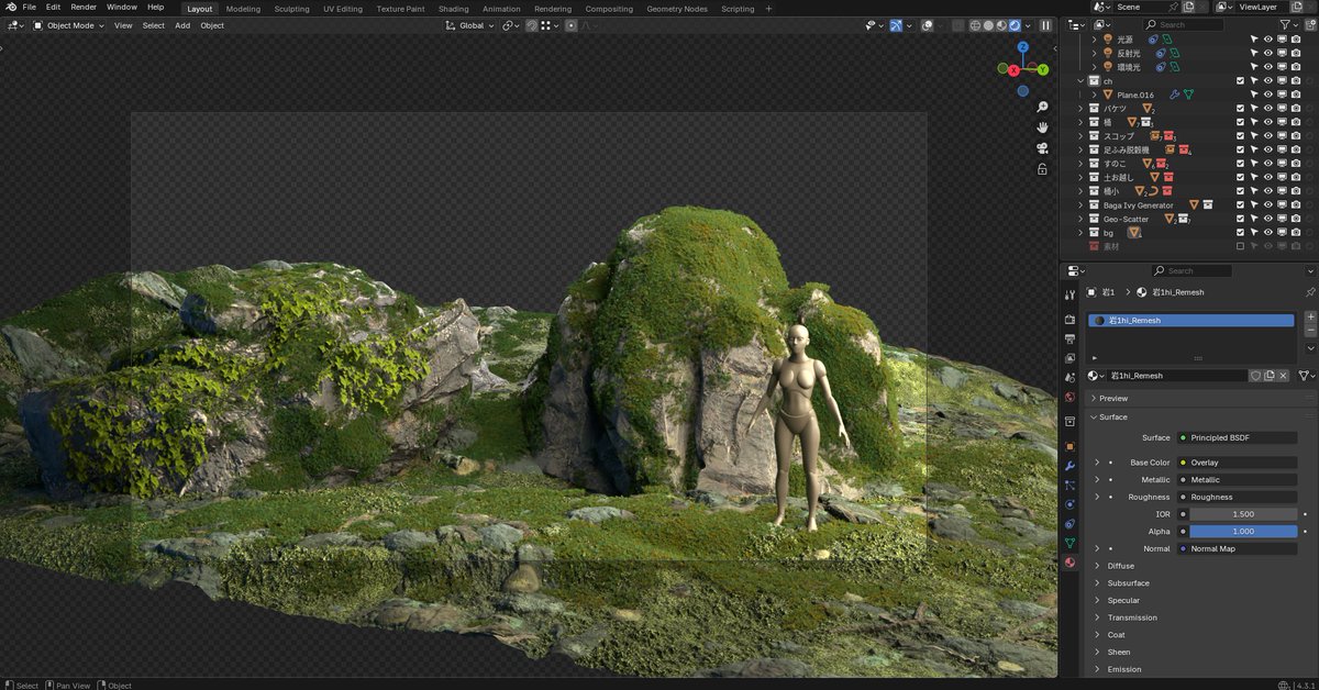 studios_mimi's tweet photo. #instaLOD #instaMAT #b3d
練習7本目
InstaMATでモデリングしたアセットへの色つけなら”Layering”
Blenderで地面とかの面アセットを作りたいなら”MaterialLayering”でマテリアルを用意する
って感じでいいのかな
まだまだnPassへの道のりは遠い https://t.co/eLgY1MRXru