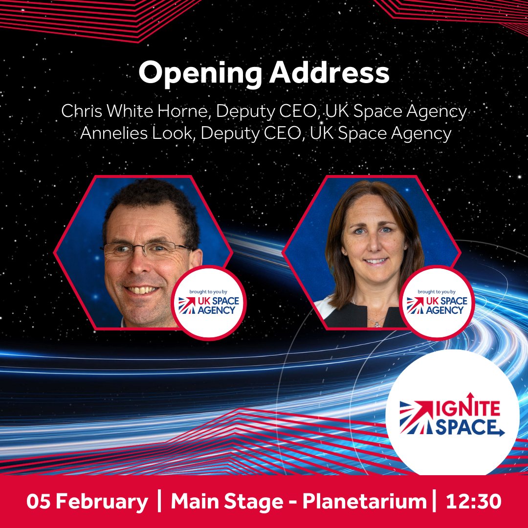 WE ARE UMi (@weareuminetwork) on Twitter photo Weβll be launching #IgniteSpace with a welcome from Deputy CEOs of the <a href="/spacegovuk/">UK Space Agency</a>, Chris White Horne and Annelies Look
π 5-6 February
πNational Space Centre Leicester
ποΈ Book your free tickets: ow.ly/CMwk50UIo3j Weβll be launching #IgniteSpace with a welcome from Deputy CEOs of the <a href="/spacegovuk/">UK Space Agency</a>, Chris White Horne and Annelies Look
π 5-6 February
πNational Space Centre Leicester
ποΈ Book your free tickets: ow.ly/CMwk50UIo3j