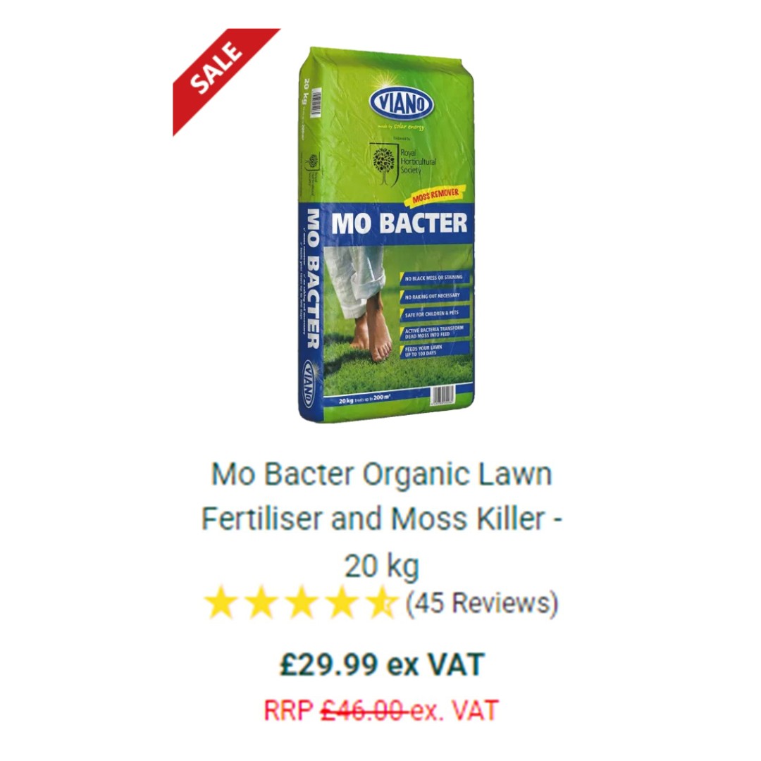 Our second lorry load of Viano Mo Bacter has just been delivered, a great product that it destroys moss without the use of chemicals or iron endorsed by <a href="/The_RHS/">The RHS</a> 🚛
ow.ly/tWl350UJqPI