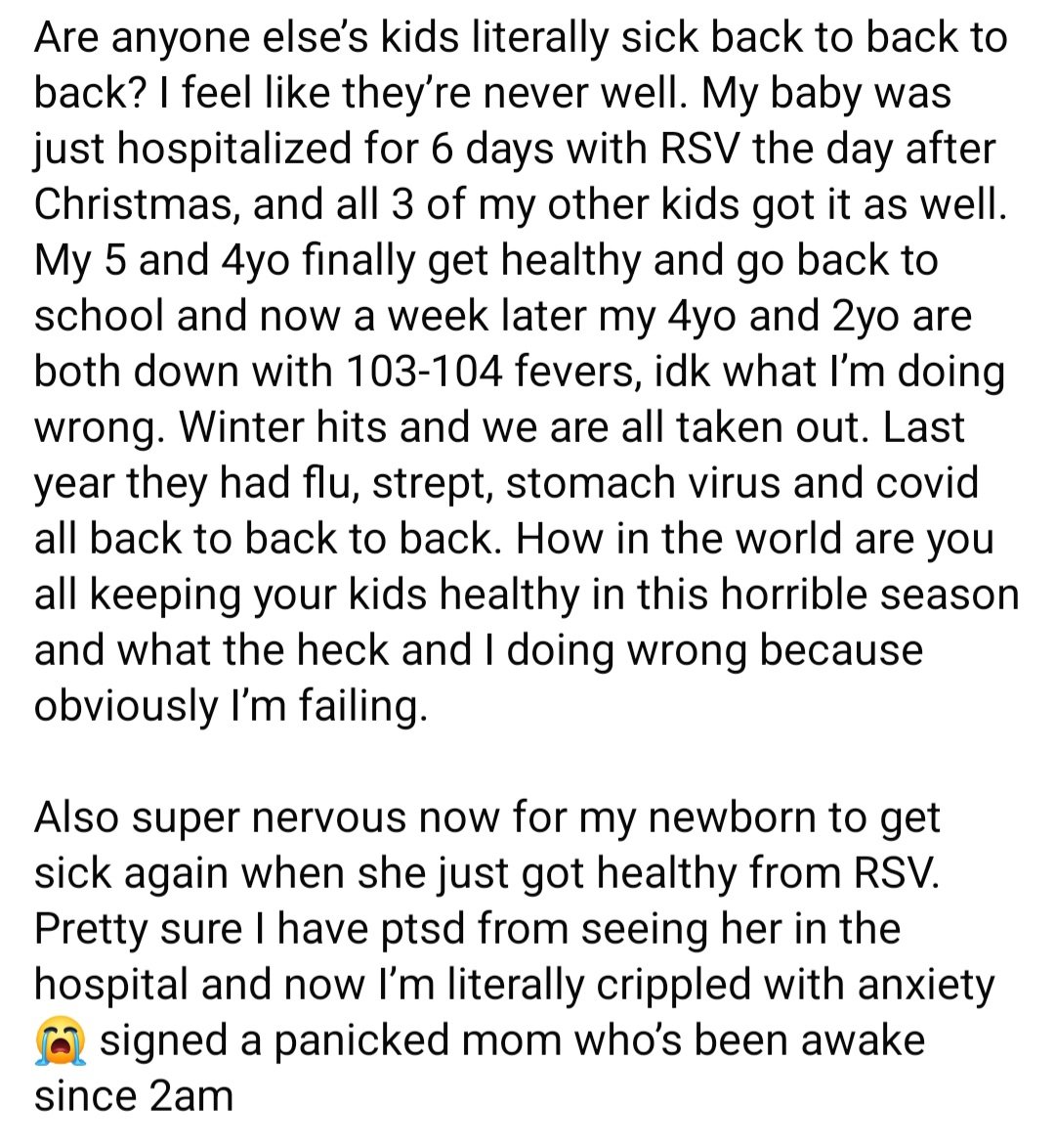 Stop letting your kids get Covid.
Stop letting your kids get Covid.
Stop letting your kids get Covid.