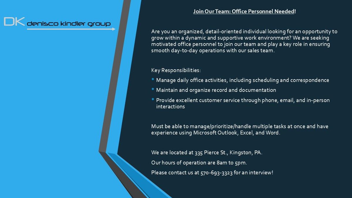 dss_tri's tweet image. Join Our Team!!!