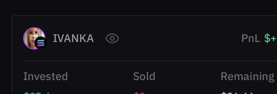 Today is $IVANKA 's day on bullx👀