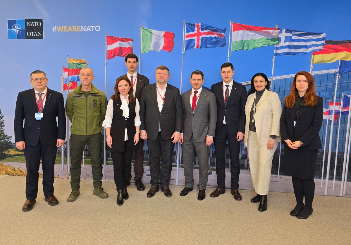 ❗ Starting a new season of parliamentary diplomacy with a visit to NATO Headquarters. Today the Ukrainian delegation held an incredibly important meeting with NATO Secretary General, former Prime Minister of the Netherlands Mark Rutte.