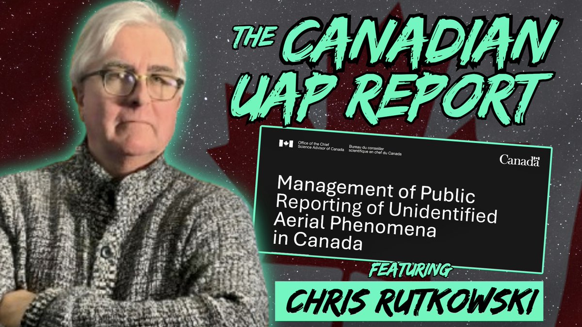 NEW EP - We are joined by Chris Rutkowski to talk about the release of the first Canadian UAP Report in over 40 years, HIS involvement with it, and all the latest "UFO Whistleblower" claims. Listen wherever you get pods or watch in comments! #UFOtwitter #UAPtwitter #UFOX