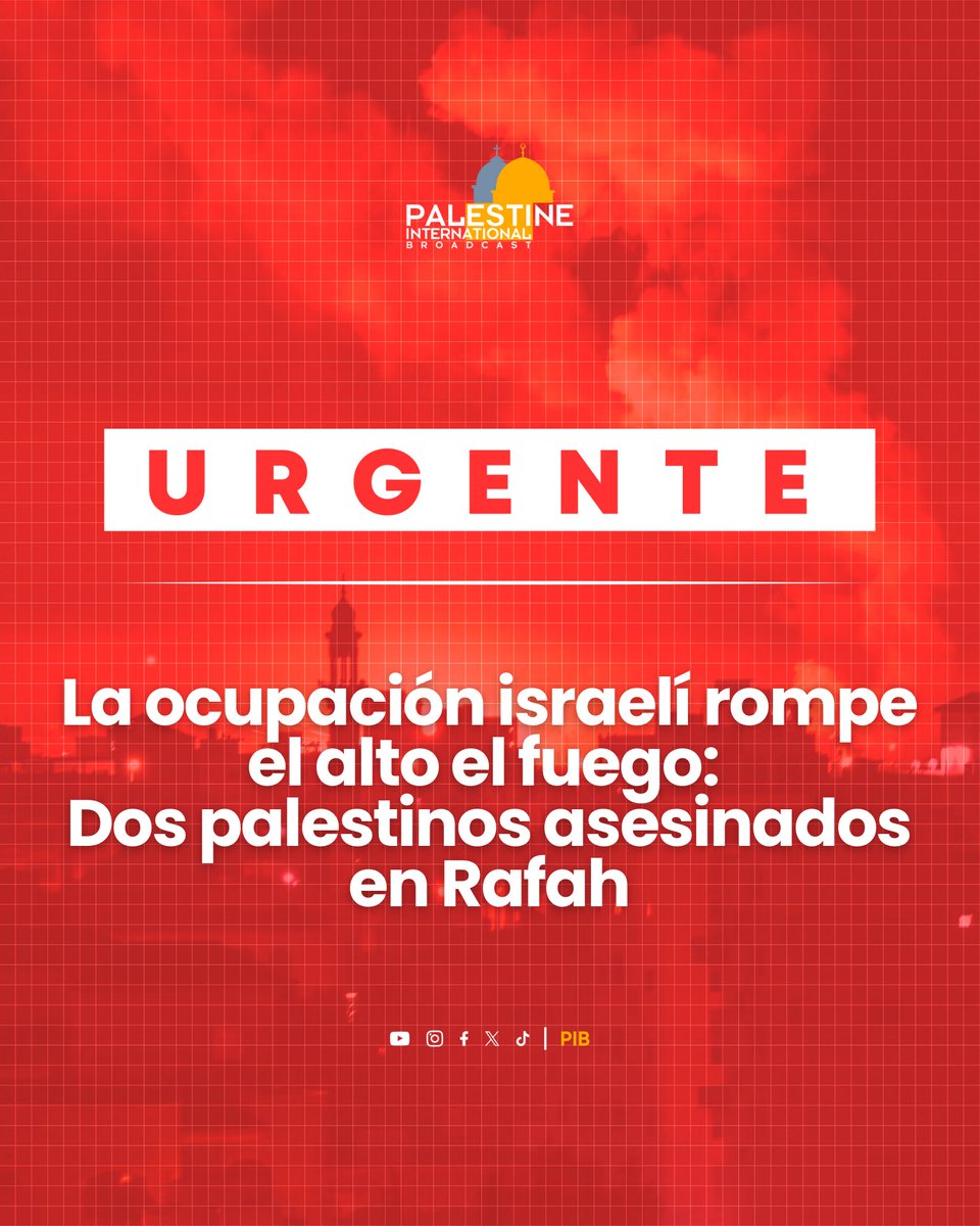 Palestina Internacional Broadcast tweet media