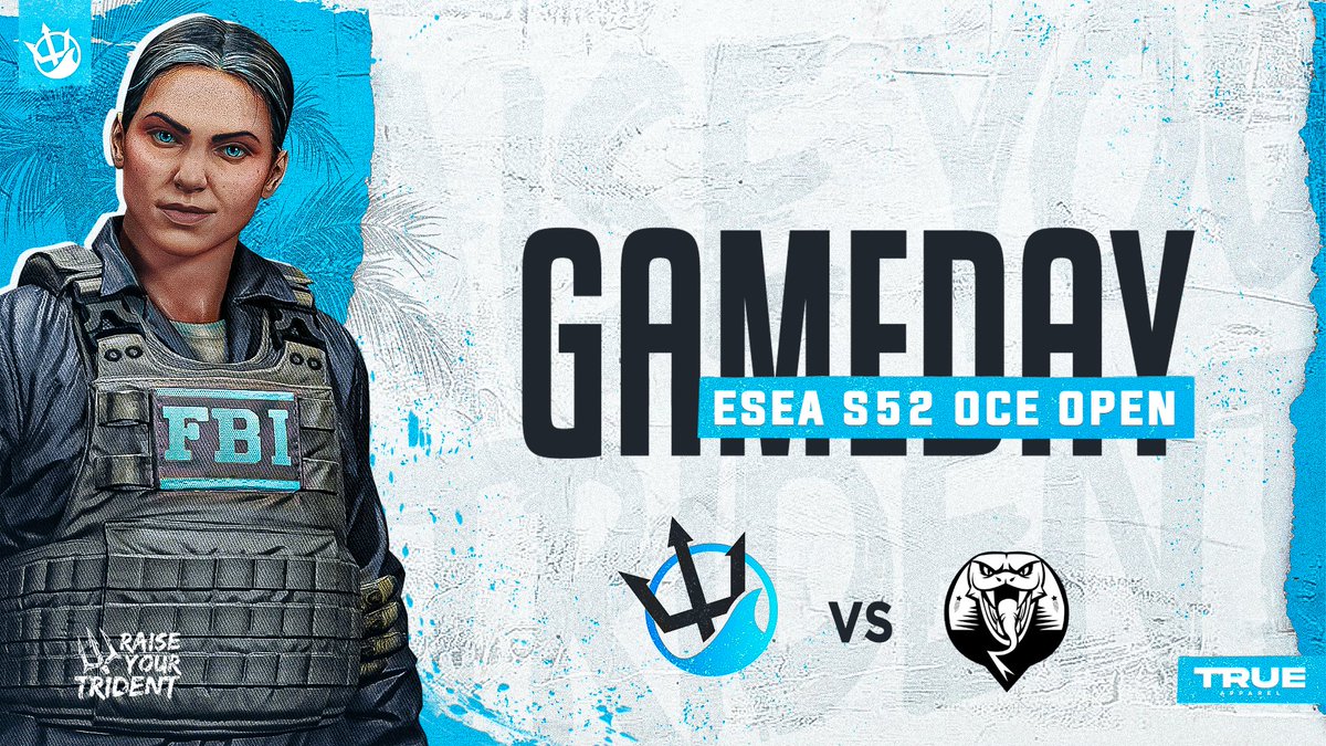 Trident Esports (@tridentesports) on Twitter photo 🔫GAMEDAY🔫
#TridentCS is back taking on #StellarEsportGaming in our first match of <a href="/ESEA/">ESEA League</a> S52 OCE Open.
Catch the boys as the match goes live later tonight at 8:30pm AEST.
#RaiseYourTrident🔱 🔫GAMEDAY🔫
#TridentCS is back taking on #StellarEsportGaming in our first match of <a href="/ESEA/">ESEA League</a> S52 OCE Open.
Catch the boys as the match goes live later tonight at 8:30pm AEST.
#RaiseYourTrident🔱