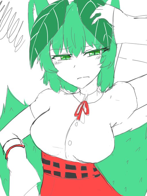 …………配信でよく使ってる妖狐化リーフィでーす……………… 