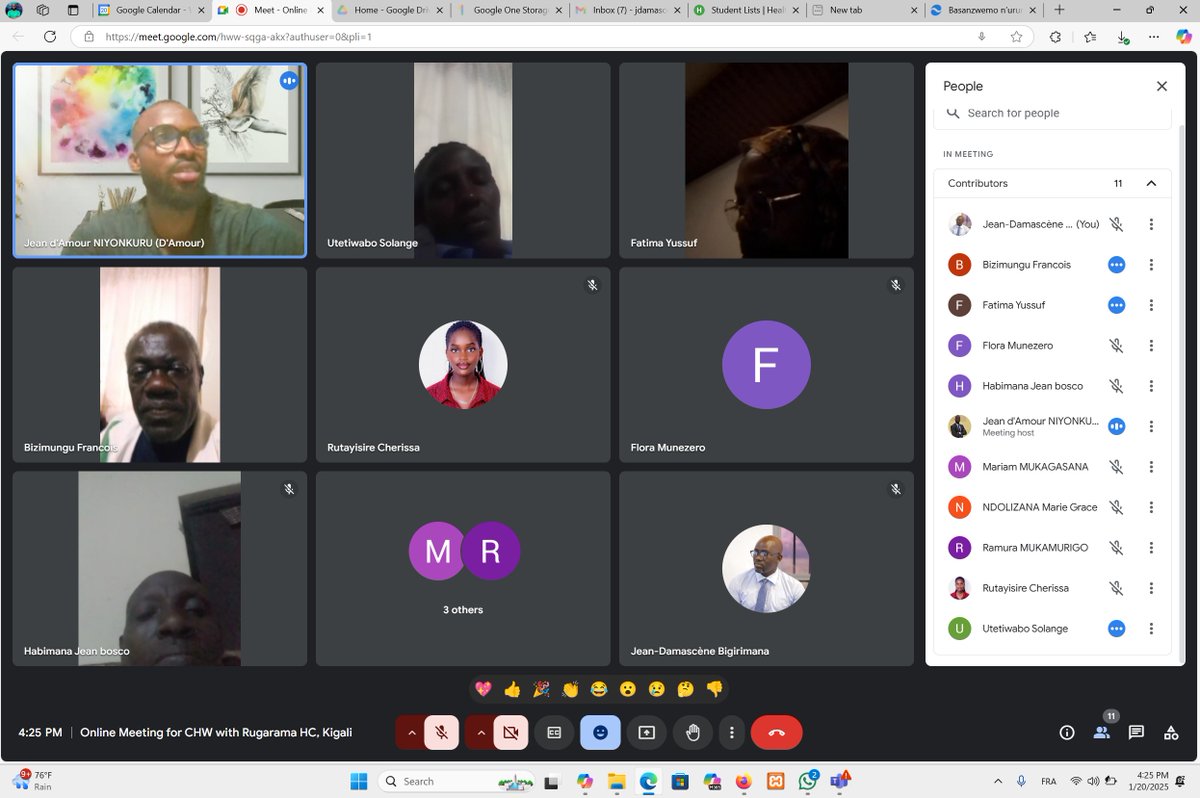 Ngamba (@jdamascene) on Twitter photo 🚀 Kicking off online meeting 2025 in Kigali! Today we focused on empowering 8 Community Health Workers (CHWs) through digital rehabilitation services. Proud to collaborate with <a href="/JAMK_fi/">Jamk</a> & <a href="/Uni_Rwanda/">University of Rwanda</a> <a href="/RadicProject/">RADIC Project</a> <a href="/physitrack/">Physitrack</a> 🚀 Kicking off online meeting 2025 in Kigali! Today we focused on empowering 8 Community Health Workers (CHWs) through digital rehabilitation services. Proud to collaborate with <a href="/JAMK_fi/">Jamk</a> & <a href="/Uni_Rwanda/">University of Rwanda</a> <a href="/RadicProject/">RADIC Project</a> <a href="/physitrack/">Physitrack</a>