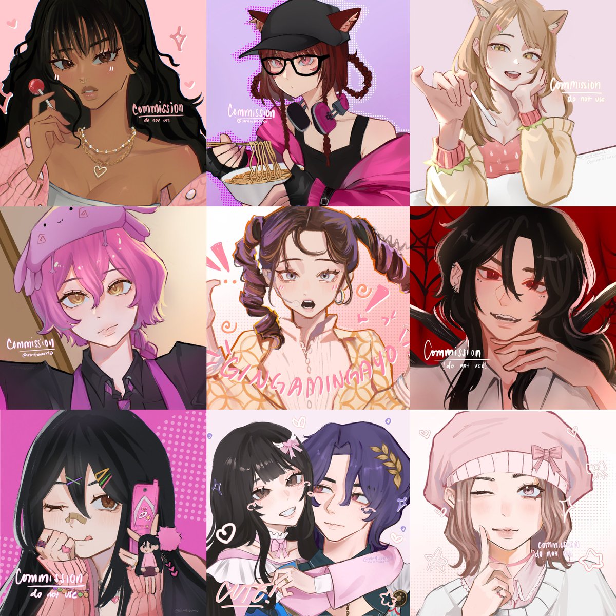 32USD moreee ahhh 🥹🤞🤞 helpp me everyone by retweeting thiss! ill draw u a free gift if u order half/full body! <333 here are my samples! 

check out my vgen here: vgen.co/str4wberria

#VGenOpen #commissionsopen