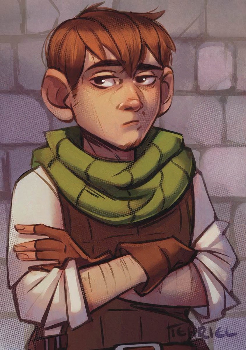 Tehriel_'s tweet photo. classic Chilchuck pout https://t.co/t05qHskEJM