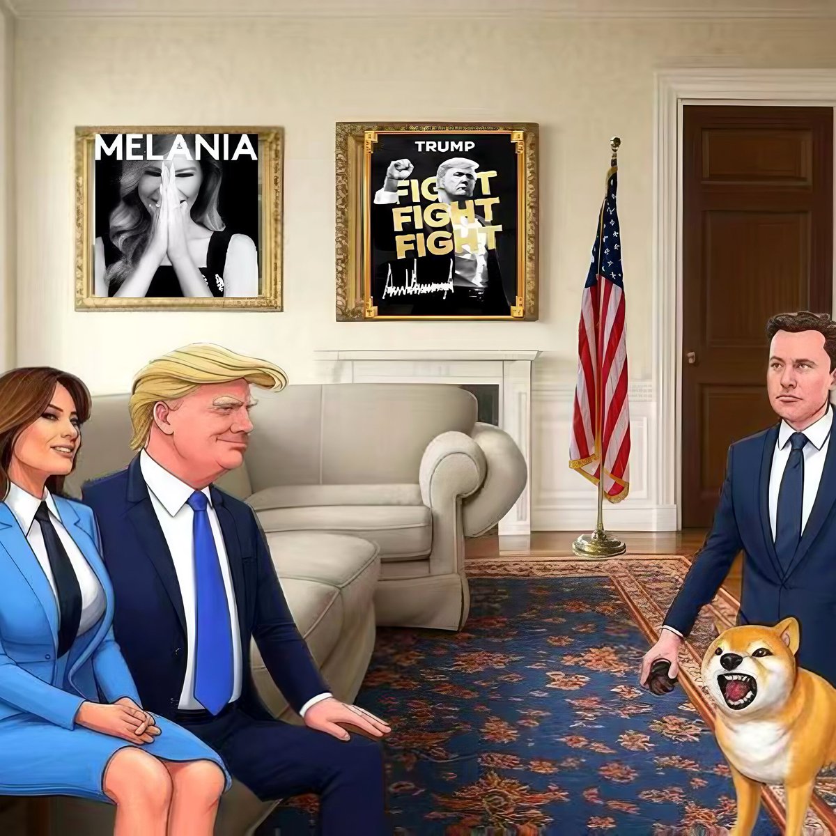 DogeTrumpFamily's tweet photo. ✨Massive Reward Mechanism Revealed, 60 Million Tokens to be Distributed to the Community: 

🗝50 Million Tokens distributed to all holders! 
🗝10 Million Tokens as exclusive rewards for the TOP 50 holders! 

CA：54WvEoWgcgVZpLyu4zCoTTFojso8rkPawkBqn7dDpump https://t.co/CRV8xfP0Ja
