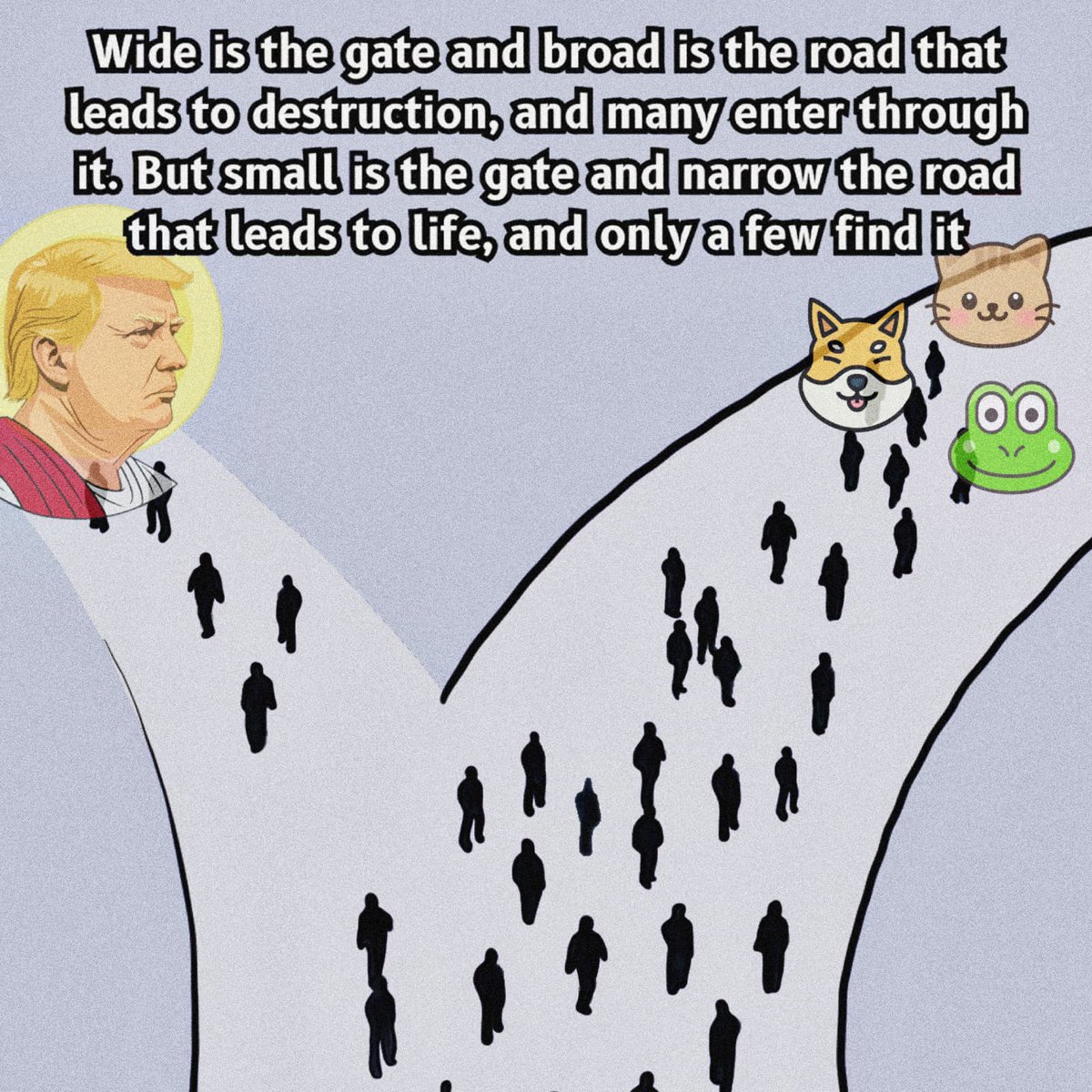 doncoin_sol's tweet photo. Some roads you shouldn’t go down. Because maps used to say, "There be dragons here." Now they don’t. But that doesn’t mean they aren’t there. They’re still there in the guise of derivatives, offshoots, copycats, forks, and cabal grifts. And they will kill you. https://t.co/3tL2syiNSR