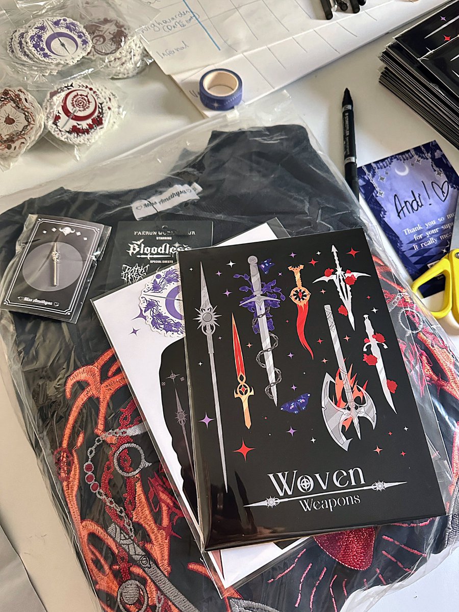 MissAmethysa's tweet photo. ks stuff is partially arriving in batches so im preparing some orders already, oh this is so exciting!! ❤️✨ https://t.co/GWMoAvlnD8