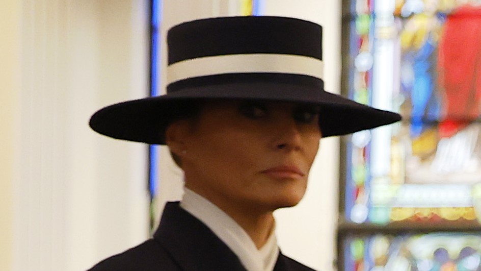 Melania has never been more Dark MAGA

(Anna Moneymaker/Getty)