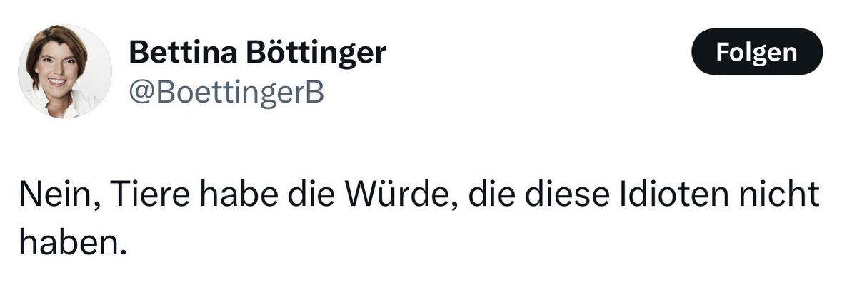 ju_khatib's tweet photo. Stellen wir uns vor, Israelis würden von einer deutschen Journalistin entmenschlicht und als weniger würdevoll als Tiere dargestellt – es gäbe einen riesigen Aufschrei.
Wenn aber eine WDR-Journalistin Palästinenser als weniger wertvoll als Tiere bezeichnet, passiert nichts. https://t.co/jOziVgDqh4