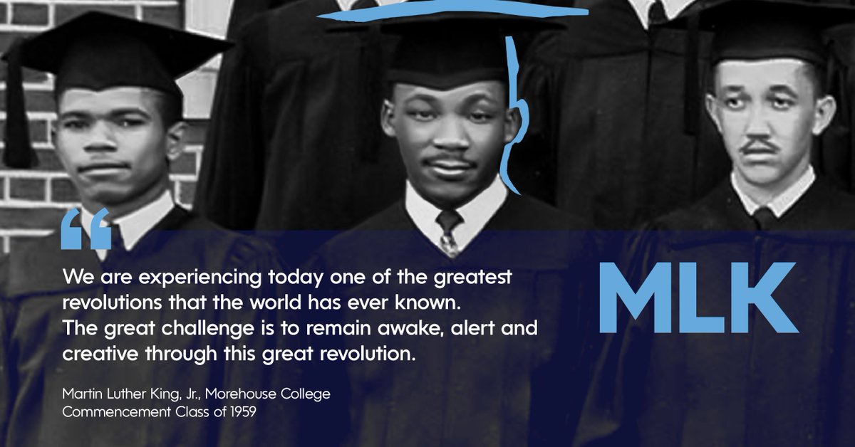 We honor the extraordinary life, work, and legacy of Dr. Martin Luther King, Jr. today and every day. #MLKDay #MartinLutherKingJr