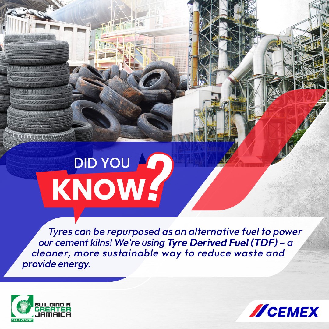 By using TDF, we're helping to keep tyres out of landfills like Riverton, turning them into a valuable resource for us and protecting the environment. 🌱

#SustainableFuture 
#TDF
#saferenergy
