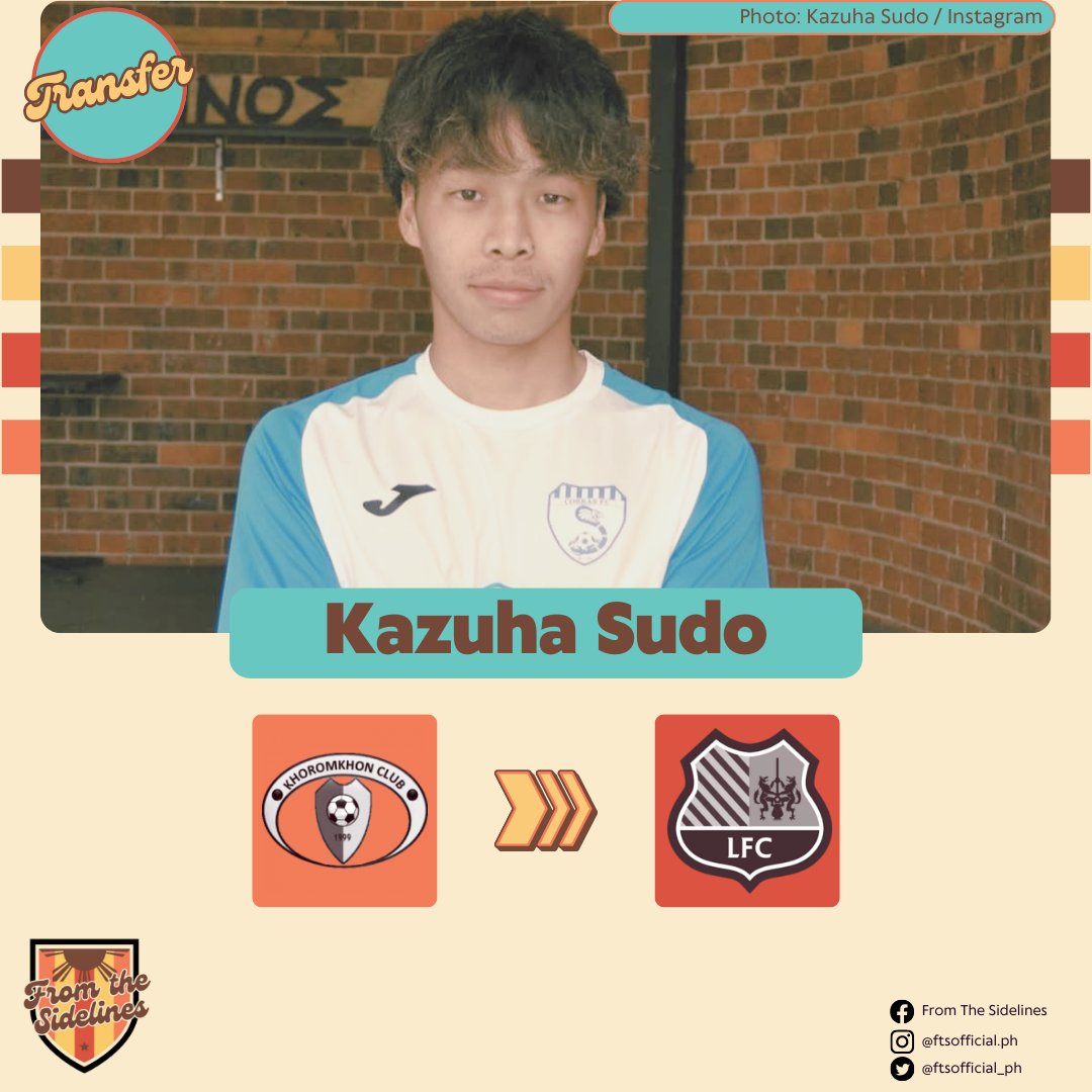 ftsofficial_ph's tweet photo. #Transfer: Loyola FC made another signing by bringing Japanese winger Kazuha Sudo to the club from Mongolian side Khoromkhon FC.

The 26-year-old has been featuring in clubs in Australian lower leagues and the Mongolian National Premier League. #KazuhaSudo #LoyolaFC #СудоКазуха https://t.co/bzmdYgZ2rP