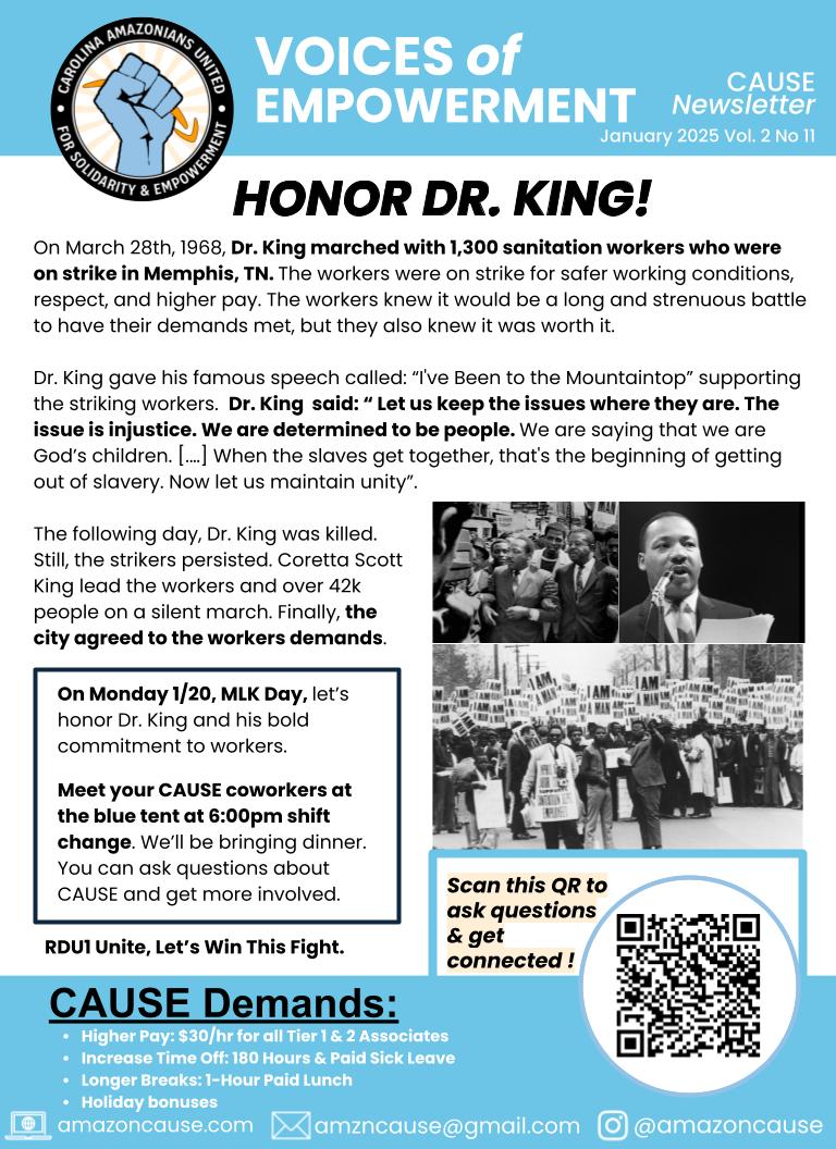 amazoncause's tweet image. Meet us at 6pm today at the blue tent! #unionyes #amazonunion