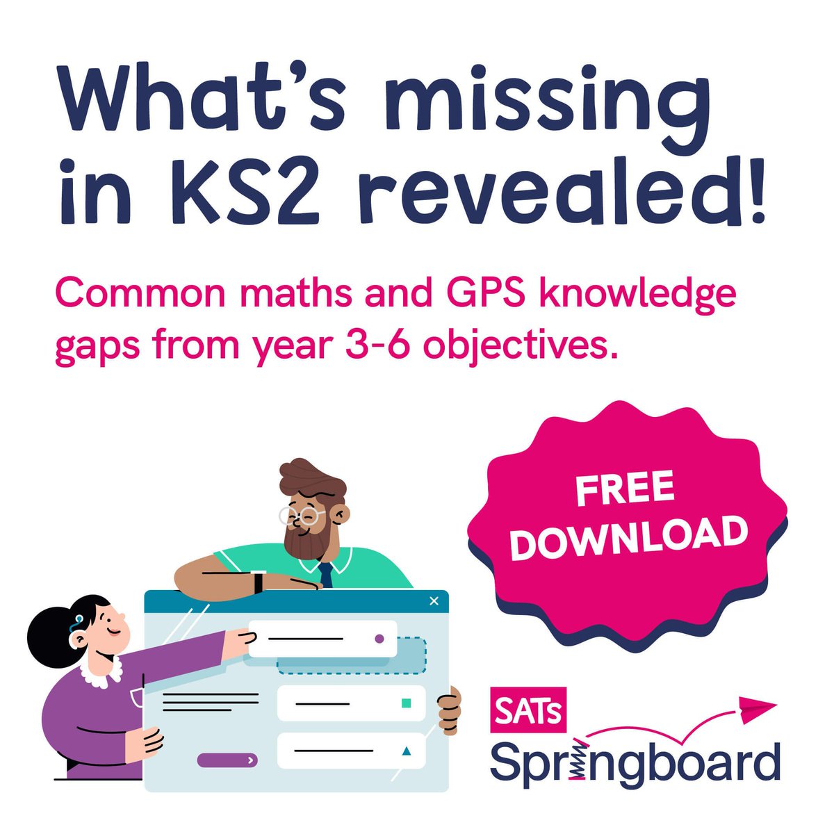 LbQorg's tweet image. Data from over 22,000 year 6 pupils reveals that many of the knowledge gaps they face stem from earlier year group objectives.

How confident are you that your pupils are secure in these areas? Download your free guide to what’s missing in KS2.

🔗 mailchi.mp/26623a86a9e8/k…

#LbQ