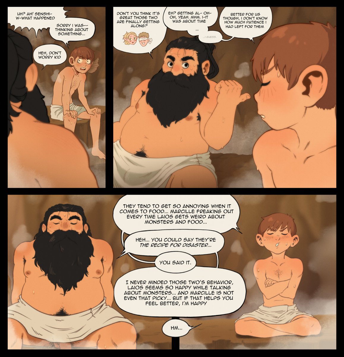 Marcille and Laios Sauna part 8