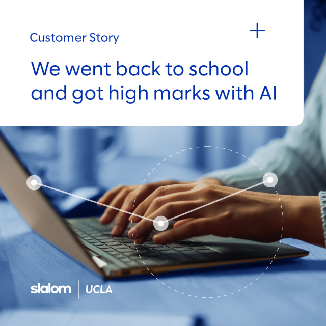 DavidFrigeri's tweet photo. We teamed up with the UCLA Anderson School of Management to use GenAI to boost alumni giving with personalized emails. The test group was small, but the results are exciting! #slalomproud Find out more: https://t.co/P9IESfad3t https://t.co/AC8dnTRLcc