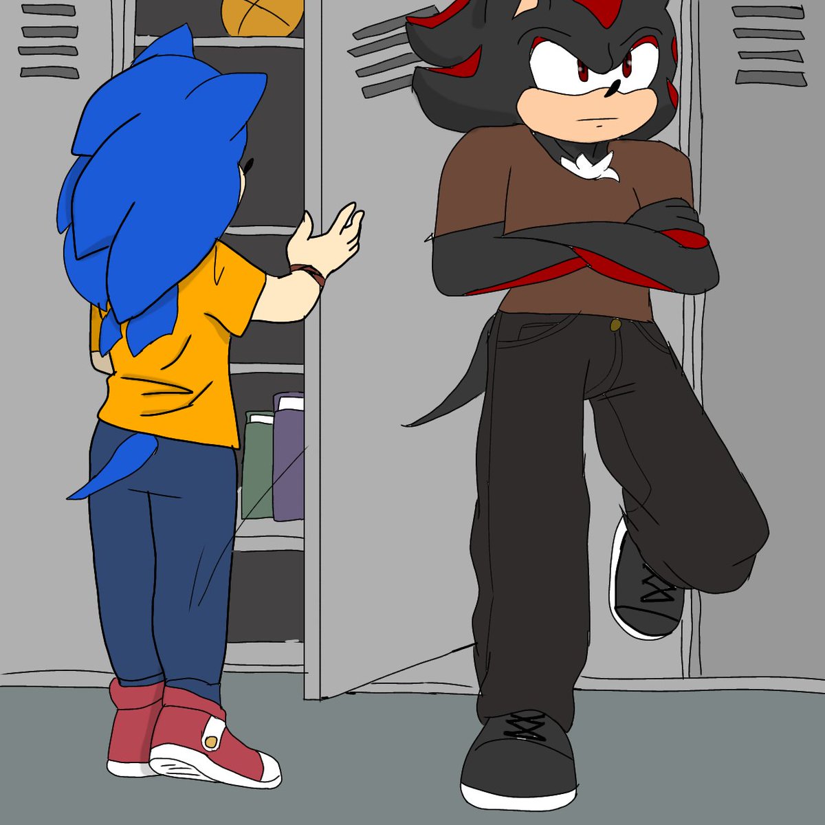 Algo que ya se tiempo avía echo 
#sonadow #SonicTheHedgehog #ShadowTheHedgehog ❤️💙