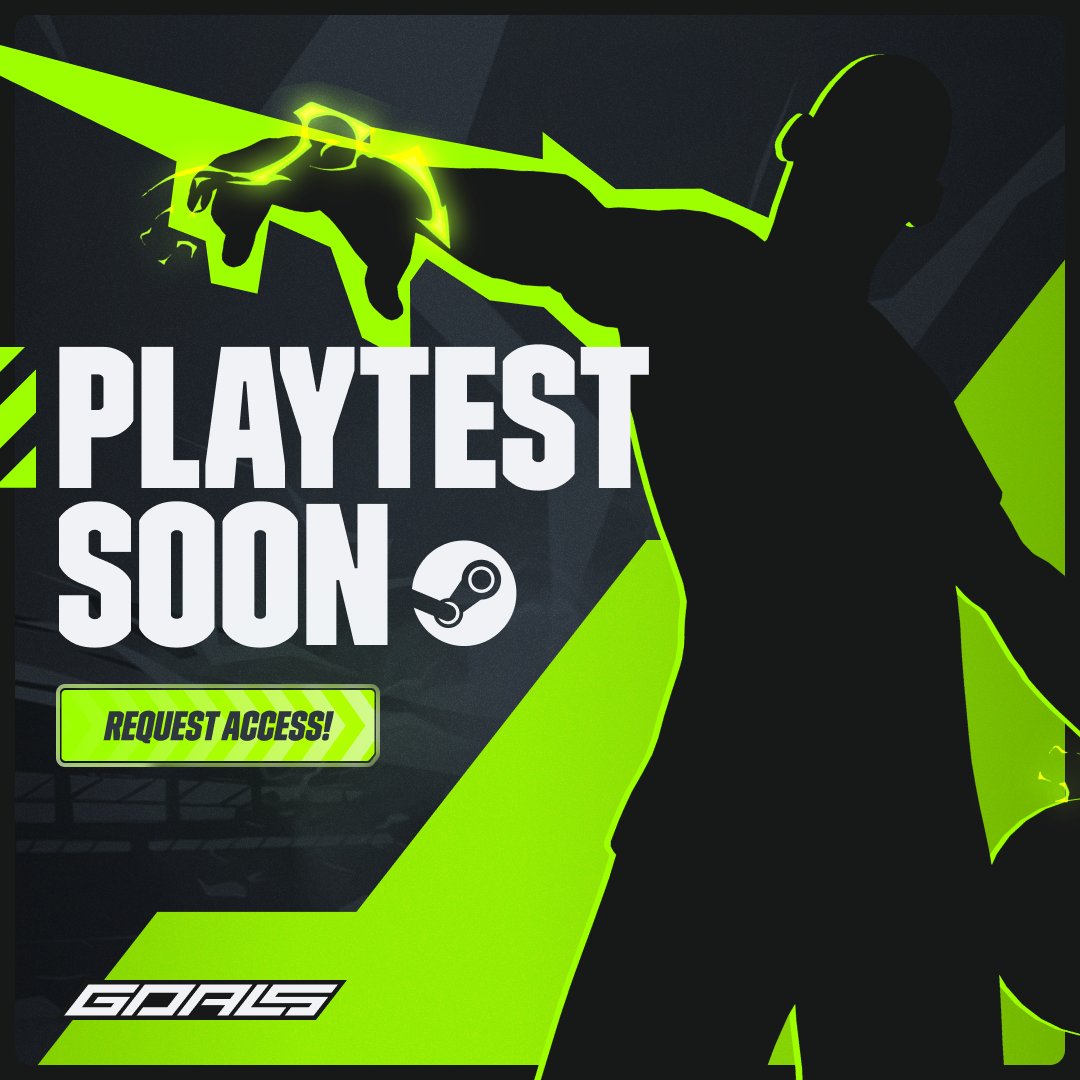 Be part of the next GOALS playtest on PC.  

Sign up now on Steam: store.steampowered.com/app/2753000/GO…