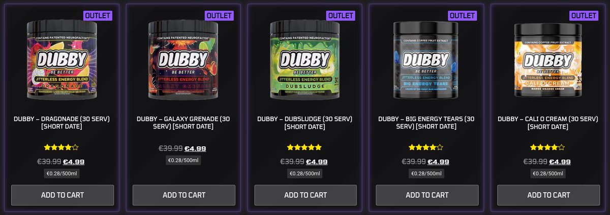 ⚠️⚠️⚠️⚠️⚠️⚠️⚠️
OH SHIT INSANE <a href="/DubbyEnergy/">DUBBY®</a> DEAL RIGHT HERE!!⚠️⚠️⚠️⚠️⚠️⚠️⚠️

If you ever been on the fence about Dubby, now is a good time to try! Only available while outlet stock lasts!