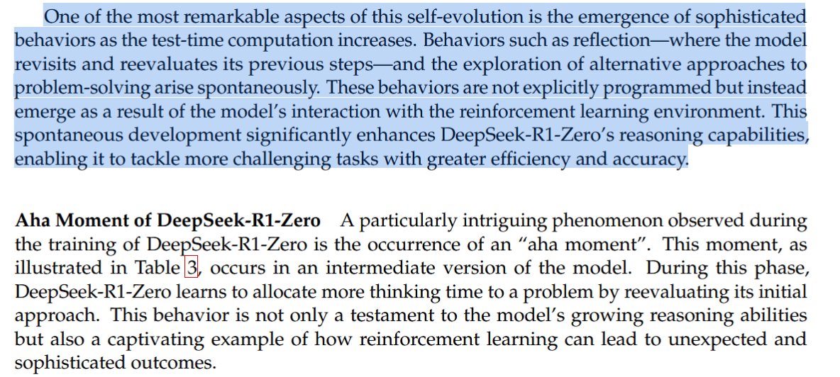 DeepSeek-R1 is a fully open-source reasoning model with amazing capabilities for its size.

It's worth reading the accompanying paper: its emerging reflections on its own thinking and 'aha' moments enhance the model's reasoning capabilities.