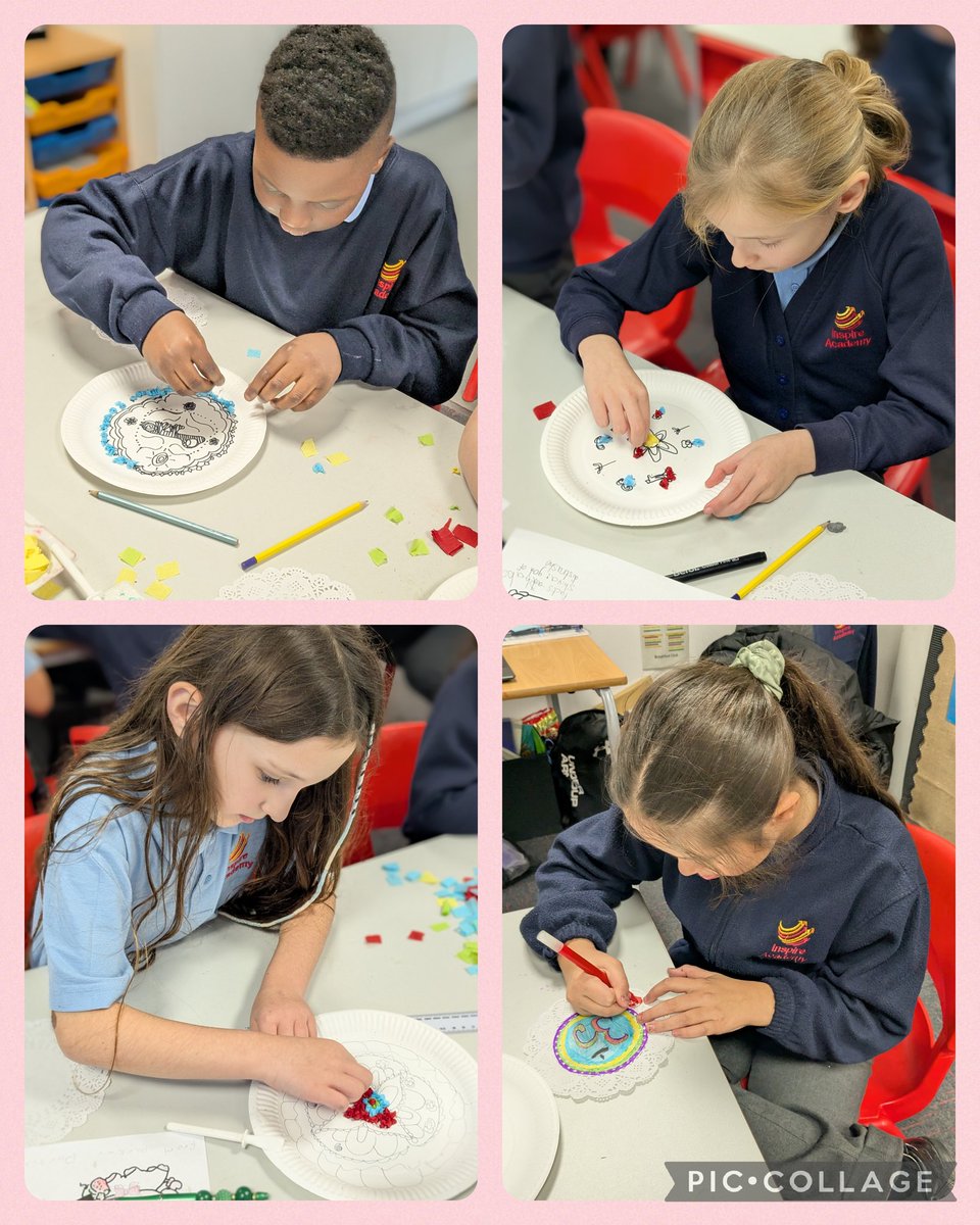 Mrs McBurnie (@mrs_mcburnie_ta) on Twitter photo Y4 have had a wonderful RE & Art day where our focus was Hinduism.
We had a visitor from a local Hindu Temple, created fact files from our own research, found out facts about Hindu Gods & Goddesses then created our own Rangoli patterns.
<a href="/_InspireRE/">Inspire RE</a> <a href="/Inspire_Art7/">Inspire Art</a> Y4 have had a wonderful RE & Art day where our focus was Hinduism.
We had a visitor from a local Hindu Temple, created fact files from our own research, found out facts about Hindu Gods & Goddesses then created our own Rangoli patterns.
<a href="/_InspireRE/">Inspire RE</a> <a href="/Inspire_Art7/">Inspire Art</a>