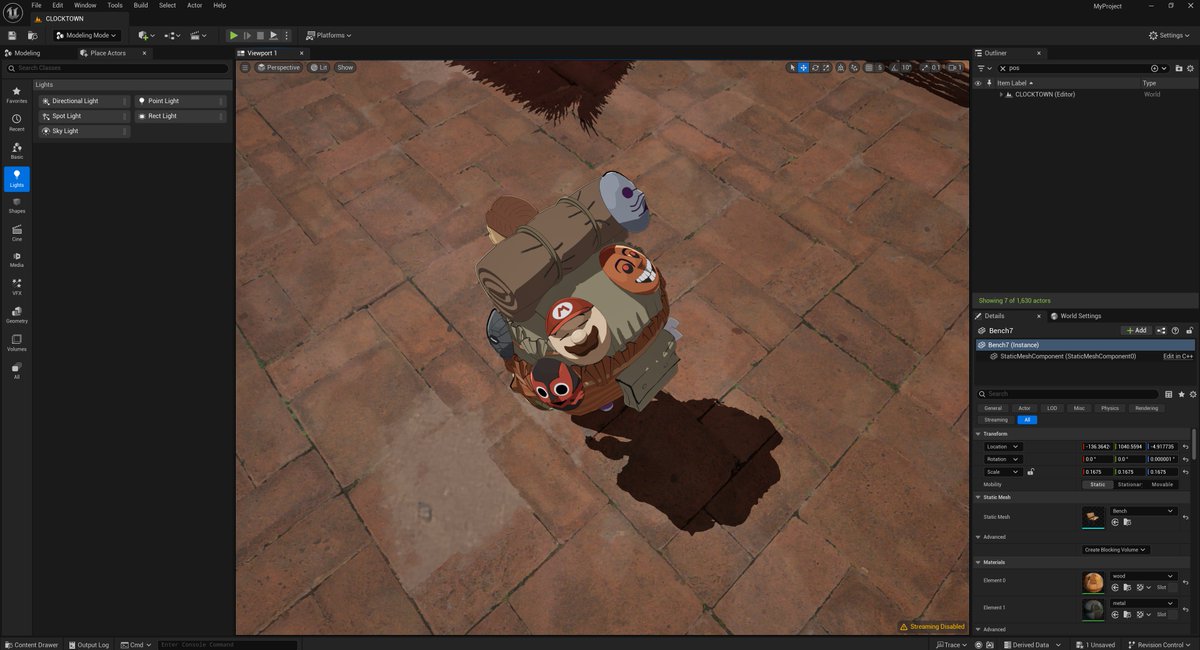 00RwanLink00's tweet image. Clock Town is in the works!😉
#zelda #ghibli #majorasmask #UE5