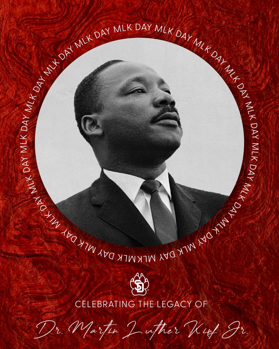 Today, we celebrate the life and the legacy of Dr. Martin Luther King Jr.

#GoYotes x #WeAreSouthDakota