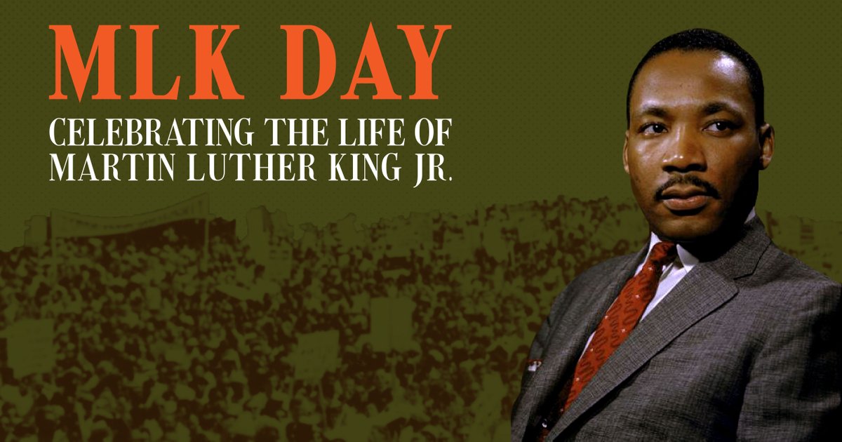 Happy #MLKDay. Our offices will be closed today to honor and celebrate the legacy of the great Martin Luther King Jr. Let’s all continue to strive for equality and justice for all.