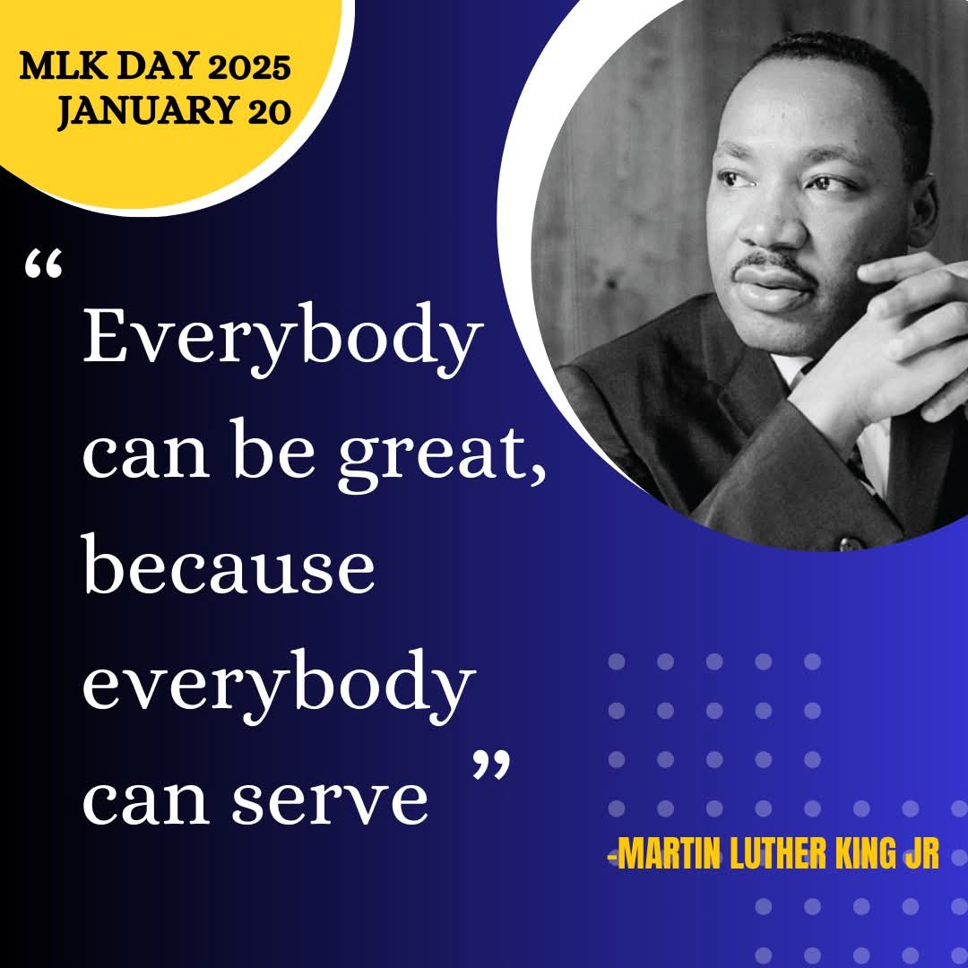 Today we honor the life and legacy of Dr. Martin Luther King Jr. #MLKDay