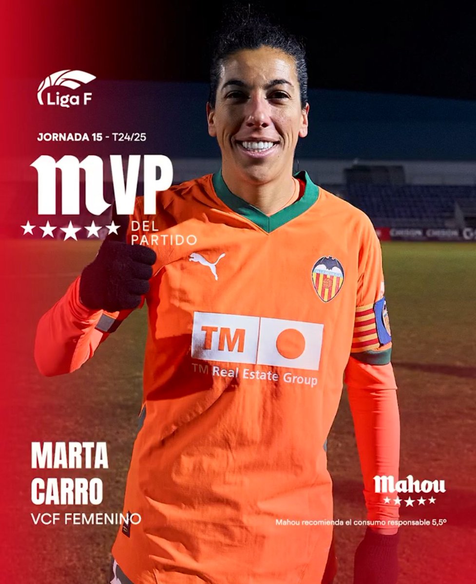 VCF_Blog's tweet photo. #MVPLigaF ▶️ @martacarro_5
#VCFfem | #LigaF | #FutFem https://t.co/FEGg70KF8N