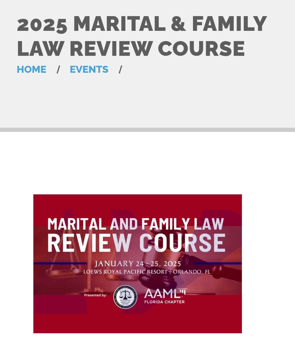 FLWCaseAlert's tweet photo. Also, you can catch the FLW staff in Orlando later this week at the Annual @FamilyLawFla-@AAMLFellow Marital and Family Law Review CLE, where we will have those all-important 2024 Family Law Collected Case Books for sale. 💪 

Hope you enjoy your Monday, and we'll see you soon! https://t.co/CczbA5NiqH