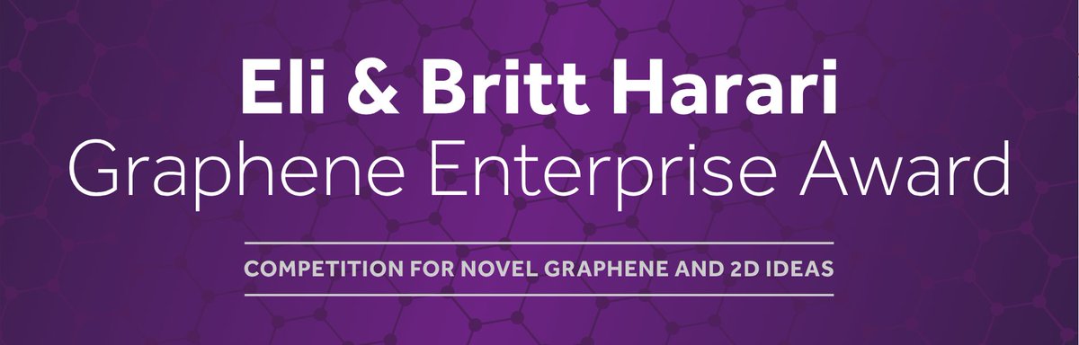The University of Manchester Graphene (@uomgraphene) on Twitter photo 📢 Attention <a href="/OfficialUoM/">The University of Manchester</a> students, postdocs, and recent grads! Application is OPEN for the Eli & Britt Harari Enterprise Award!
A great opportunity for establishing new businesses and gaining recognition in #graphene commercialisation 📈 Apply here: entrepreneurship.manchester.ac.uk/develop/compet… 📢 Attention <a href="/OfficialUoM/">The University of Manchester</a> students, postdocs, and recent grads! Application is OPEN for the Eli & Britt Harari Enterprise Award!
A great opportunity for establishing new businesses and gaining recognition in #graphene commercialisation 📈 Apply here: entrepreneurship.manchester.ac.uk/develop/compet…