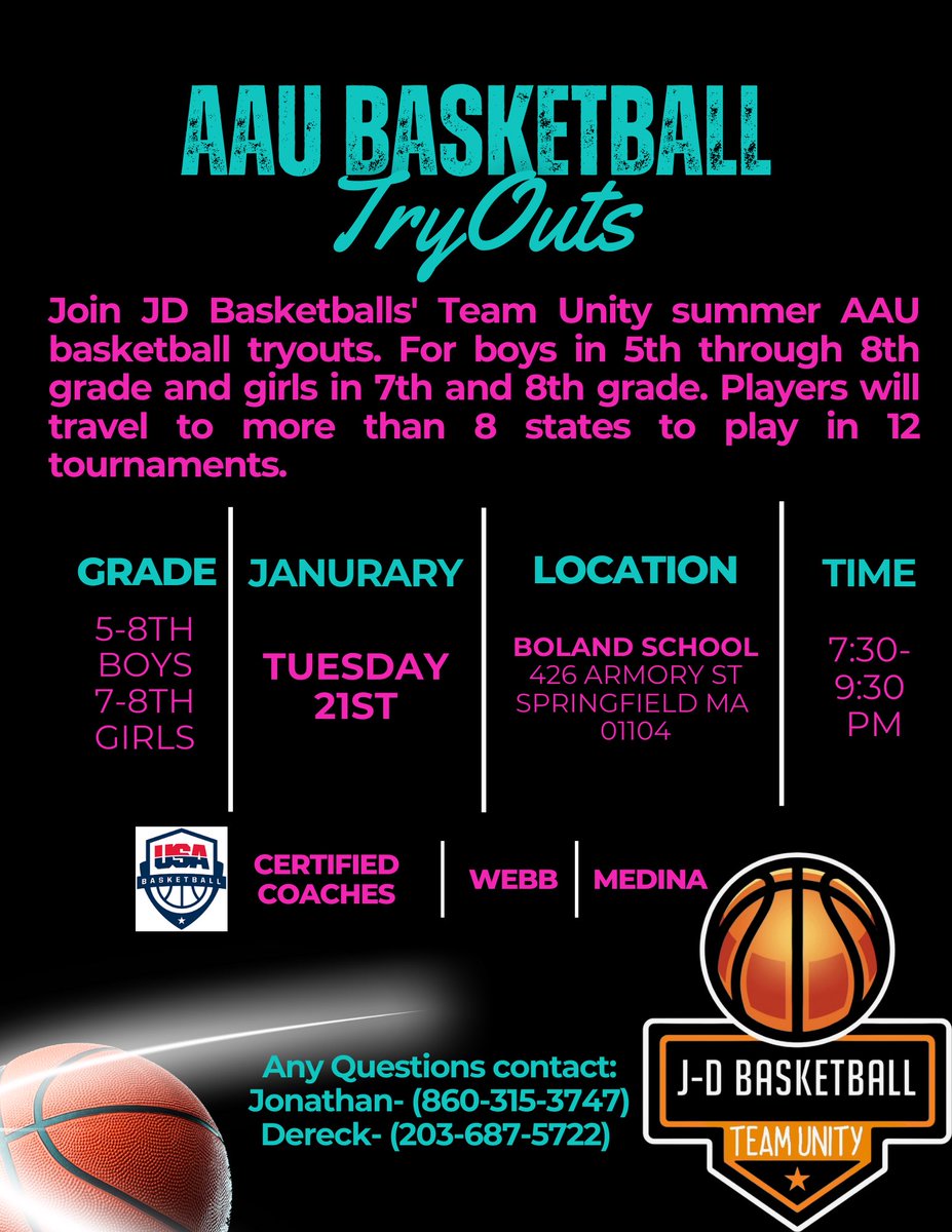 Dereckwebb12's tweet photo. Come join Team Unity for AAU tryouts‼️‼️ Tuesday and Wednesday this week! https://t.co/AOPdmBEVYc