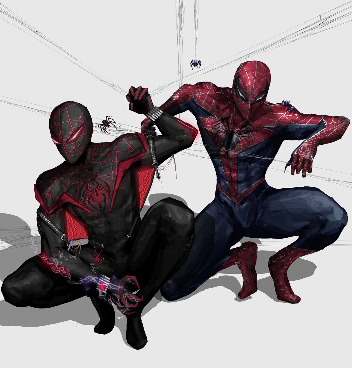 Spiderman and Miles Morales

#Spiderman #Spiderverse #ATSV