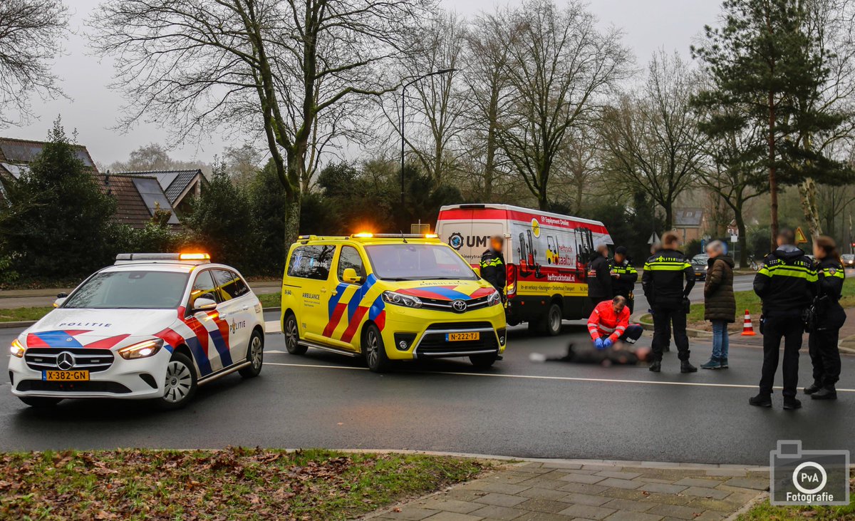 Fietser gewond na aanrijding met auto
