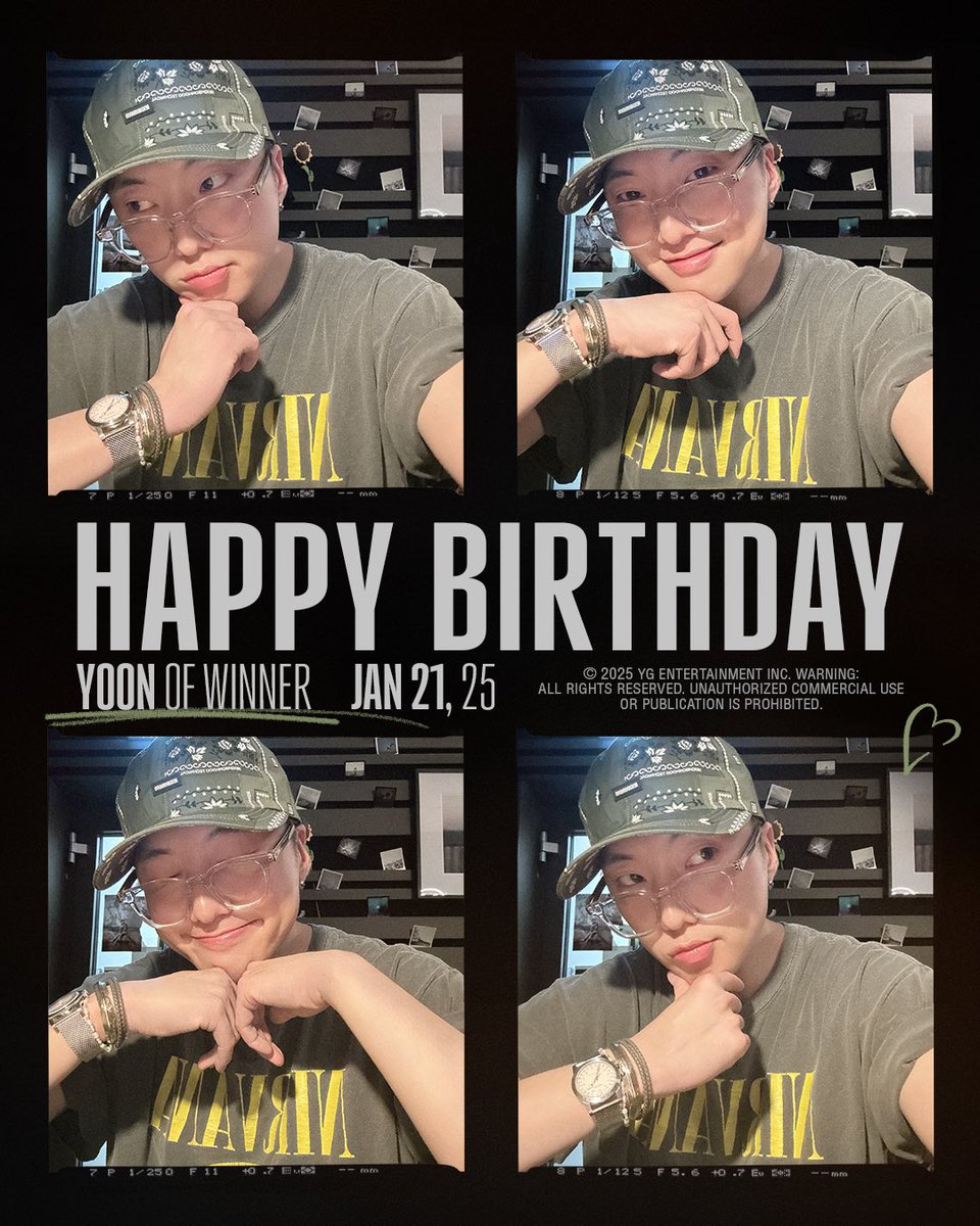 HAPPY BIRTHDAY YOON🐣🎉
✅2025.01.21

#WINNER #위너 #YOON #강승윤 #HAPPYBIRTHDAY #20250121 #YG