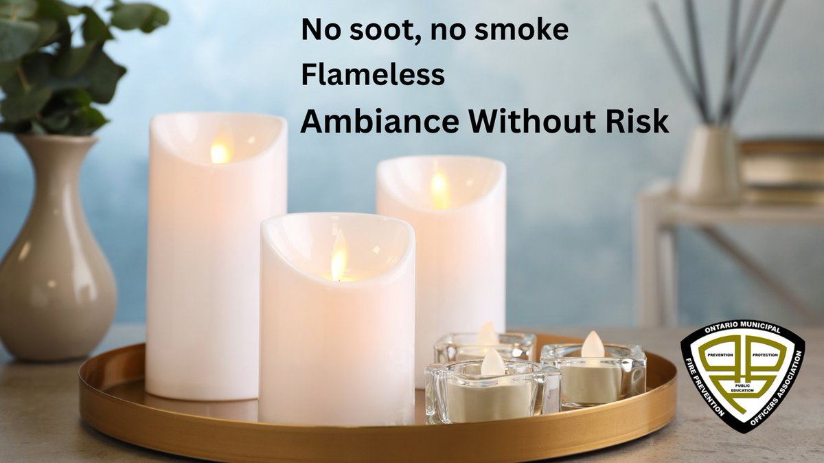 OMFPOA (@omfpoa) on Twitter photo 🕯️Love candles? Consider flameless, all the ambiance without the risk. 🔥 #firesafety #candlesafety 🕯️Love candles? Consider flameless, all the ambiance without the risk. 🔥 #firesafety #candlesafety