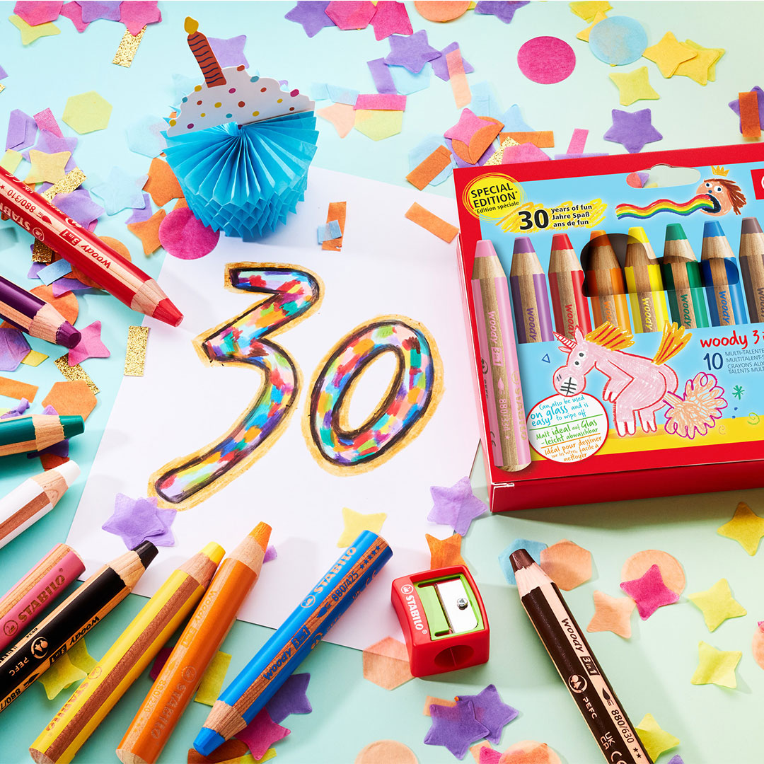 cultpens's tweet photo. STABILO have launched some new woody 3-1 special-edition birthday packs to celebrate their 30th birthday.   https://t.co/H2LmpjHCbG https://t.co/Ah5kPPh2jA